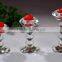 Decoration Crystal Candlesticks Tall Black Crystal Candlesticks