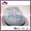  China supplier grid cotton fedora hat