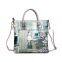  China supplier fancy printing pattern style cheap pu handbag for ladies