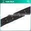7MM Gunmetal Metal Grommet Cross Black Leather Tide Up Trimming