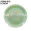 Wholesale Glass charger plate in gold Color Painted and silver plating for wedding , cheap price