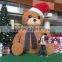 Artificial foam large bear for christmas decoration