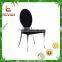 Round Back stainless steel chair for wedding used