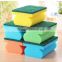 Colorful sponge scouring pad