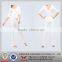 100% Bamboo White Basic design Womens Yoga Clothing Top and pants sets