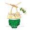 Girls Mermaid bikini Gold bikini Swimsuit Baby Girl Bikini