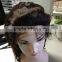 brazilian hair full lace wig with baby hair natural hair wig #1b full lace wig