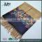 wholesale soft acrylic printed woven scarf shawl in winter