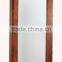 Aluminium wood clad double glazing casement door designfrom Zhongshan broad Factory