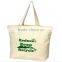 14OZ European Printed White Canvas Cotton Bag For Lady