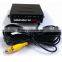 Facotory Newest car parking sensor system with 4.3inch mirror monitor and reversing camera