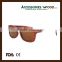 2016 Layered Wooden Sunglasses Polarized Lenses and Fashion Design for Man&Women