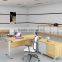 office manager table design office desk with side return office workstation with alloy base