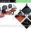 3-seater Plastic Waiting Room Chairs With Tablet E204-3+06C+06B+01+08