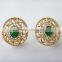 Wholesale 18 carat gold dubai jewelry sets with crystal Luxury Gold Plated African Style Fashion Jewelry Set