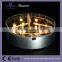 Superior quality Silver Body Color 10CM Remote controlled Wedding LED Centerpiece Lighting