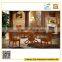 Unique design wooden base extendable dining table with square/round top