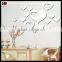 Love Mirror Heart Wall Bedroom Living Backdrop Wall Decoration Stickers