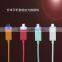 1m round led micro usb cable for samsung/Huawei/Xiaomi/HTC