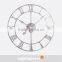 DEHENG European large iron outdoor wall clock
