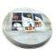 2015 new design home round candy tin tray