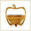 Hot Sale Apple Shape Hesco Easter Basket for Fruit --BK006