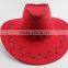 Hot Sale Cheap Multicolor Felt Leather Cowboy Hat