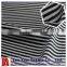 70% polyester 23% Golden Rulex stripe 7% Spandex yarn dyed jersey fabric with permanent for Garment