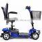 folding Electric 180W 4 wheel disabled mobility scooter