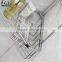 Aluminum double layers corner basket accessories for bathroom