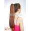 Blonde long straight synthetic claw clip pony tail hair pieces