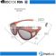 2016 Novelty new style customized unisex red frame double lenses bifocal polarized sports reading sunglasses