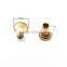 Sample Free 4mm Hollow Rivets Brass Gold Rivet