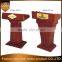 Good quality hotel wooden pulpit, hotel podium, hotel rostrum XYM-P07