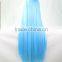 Hot sale cheap long wavy anime Silver/grey/red 12colors cosplay wig,fibre synthetic hair womens party peruca wig