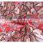 Newest design colorful Floral embroidery curtain organza lace fabric