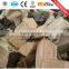 Industrial wood chipper for biomass fuel processing equipment