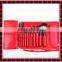 Red Makeup Brush Suit Customize Different Colors Gift Bag