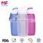 2017 Low Price Fashional Design 1000ml Sports Silicone Collapsible Water Bottle With Carabiner