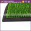 Rubber back PE anti - slip durable & easy maintenance available grass scraper mat