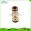 Custom Precision Brass Quick Hose Pipe Joint Connector Male to Male Garden Pipe Extension