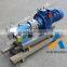 stainless steel heat jacket chocolate transfer pump