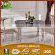 TH323 Guangdong wholesale glass top dining table