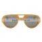 Bamboo wood sunglasses hollow wooden colored lenses sunglasses