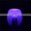 Commercial Furniture Cheap Used LED Glowing Stool chair with Multi Colors