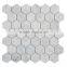 MM-CV246 Inexpensive decoration natural stone hexagon carrara marble mosaic tile