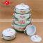 Competitive price enamel drum shape cooking pot enamel cassrole