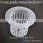 70mm Not Coated Finishing large size plastic Flower planting pots