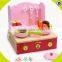 wholesale baby wooden kitchen toy,creative baby wooden kitchen sets toy,kids role play wooden kitchen toy for fun W10C151