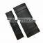 2" Shoulder Pad PVC In Black, Black Shoulder Strap Pad for Bag, Plastic PVC Bag Strap Belt Shoulder